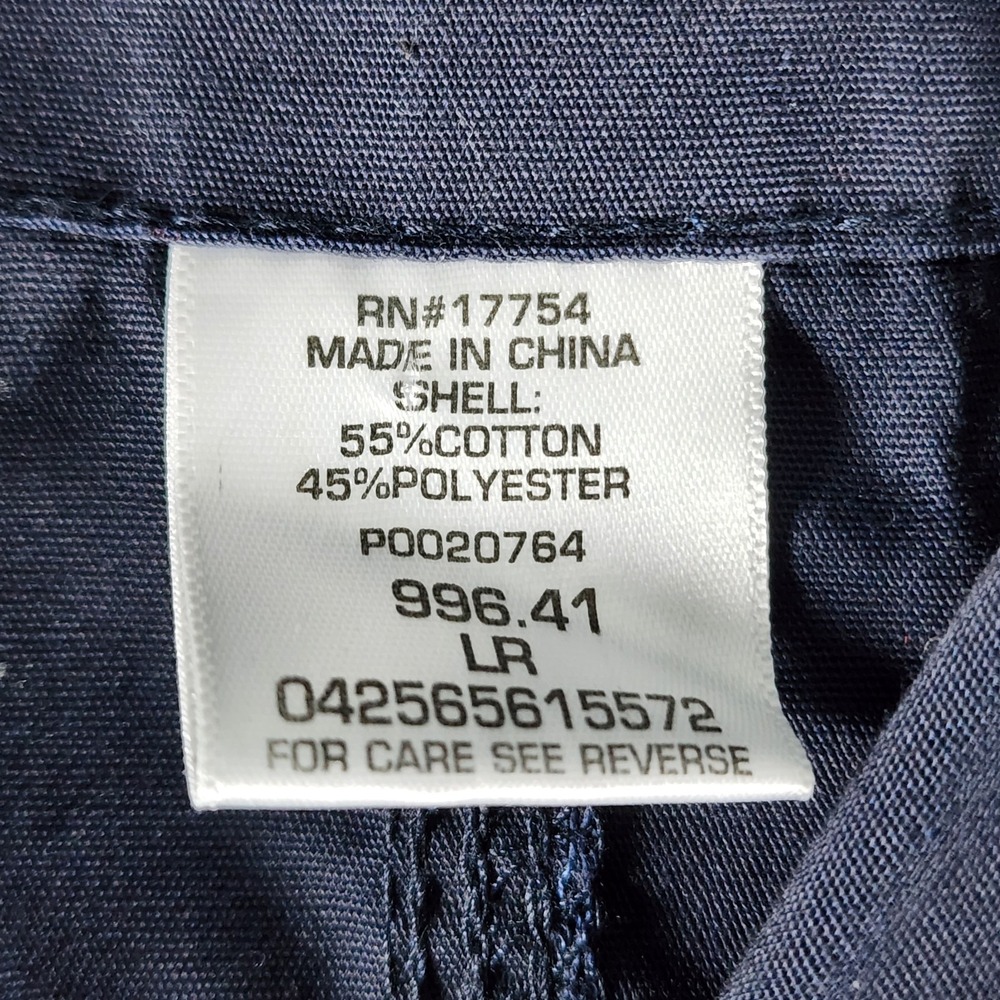 Key Imperial Navy Zip-Up Coveralls Mens Large Regular Work Wear Mechanic EUC - Picture 6 of 8